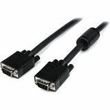 StarTech.com VGA Video Cable - 3 ft Coaxial Video Cable for Video Device - First End: 15-Pin HD-15 VGA - Second End: 15-Pin HD-15 VGA - Supports up to 1920 x 1200 - Black