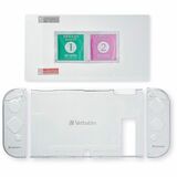 Verbatim Carrying Case Nintendo Gaming Console - Crystal - Scratch Resistant, Dust Resistant - 1.20" (30.48 mm) Height x 4.10" (104.14 mm) Width x 7.30" (185.42 mm) Depth - 1 Each