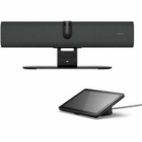 Jabra PanaCast 40 VBS - MS Teams Room - For Video Conferencing - Small Room Size Supported - 3840 x 2160 Video (Live) - 4K - Network (RJ-45) - 1 x HDMI In - USB - Gigabit Ethernet - Wireless LAN - Wall Mountable, Desktop