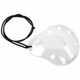 First Aid Central Plastic Eye Shield - Eye Protection - Plastic - Flexible, Elastic Strap, Ventilated - 50 / Box