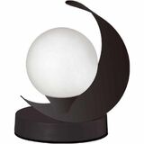 Dainolite 1LT Table Lamp Matte Black Finish