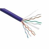 Axiom CAT6A Bulk Cable Spool 1000FT (Purple) - Axiom CAT6A 23AWG 4-Pair Solid Conductor 650MHz Bulk...