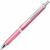 Pentel EnerGel Alloy Retractable Premium Liquid Gel Pen, (0.7mm) Metal Tip, Pink Barrel, Black Ink