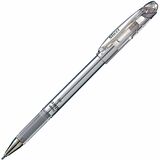 Pentel Arts Slicci Metallic (0.8mm) Needle Tip Med Gel Pen Silver Metallic Ink