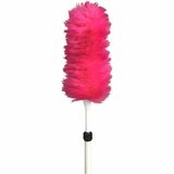 M2 Professional Lambswool duster - Lamb's Wool Bristle - 44" (1117.60 mm) Handle Length - Plastic Handle - 1 Each