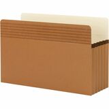 Smead Easy Grip Straight Tab Cut Legal Recycled File Pocket - 8 1/2" x 14" - 5 1/4" Expansion - Redrope - Redrope - 30% Recycled - 10 / Box