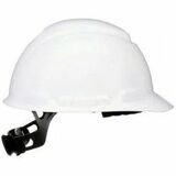 3M SecureFit Safety Cap - Head Protection - White - Non-vented, Adjustable Ratchet, Self Adjustable, Comfortable, Ratchet, Breathable, Washable, Sweatband, UV Resistant - 1 Each