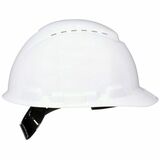 3M Safety Cap - Head, Impact Protection - White - Pinlock, Vented, Comfortable, Padded, Sweatband, Adjustable Height, Non-vented - 1 Each
