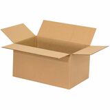 Spicers 525297 Shipping Case - External Dimensions: 10" (254 mm) Width x 4" (101.60 mm) Depth x 12" (304.80 mm) Height - Single Wall - 32 ECT - Stackable - Corrugated, Cardboard - Kraft - For Storage, Warehouse Item, Packaging, Shipping - 25 / Pack