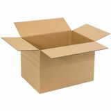 Spicers 734080 Shipping Case - External Dimensions: 18" (457.20 mm) Length x 12" (304.80 mm) Width x 6" (152.40 mm) Height - Single Wall - 32 ECT - Stackable - Corrugated, Cardboard - Kraft - For Storage, Warehouse Item, Packaging, Shipping - 25 / Pack
