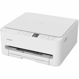 Canon PIXMA TS6520 Wired & Wireless Inkjet Multifunction Printer - Color - Copier/Printer/Scanner - 1200 x 1200 dpi Print - Automatic Duplex Print - CIS, Flatbed Scanner - 1200 x 2400 dpi Optical Scan - Wireless LAN - Chromebook, Apple AirPrint, Canon PRINT Application, Easy-PhotoPrint Editor Software/App, Mopria Print Service, Wi-Fi Direct, PIXMA Cloud Link, Canon Printer Service, Creative Park App - USB - For Plain Paper Print