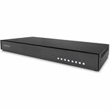StarTech.com Secure 8-Port KVM Switch, DisplayPort, 4K 30Hz, NIAP 4.0 Desktop KVM, Metal Housing, Made in the USA - Securely control eight DisplayPort desktops or servers from one mouse, keyboard, and a 4K 30Hz monitor; NIAP 4.0 Certified prevents data leaks, isolates systems, and has no internal memory; Metal Housing; Anti-tamper switches; Built in the USA