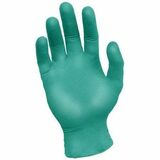 RONCO NE5 Examination Gloves - Large - 5 mil (0.13 mm) Thickness - Large Size - For Right/Left Hand - Nitrile - Green - Comfortable, Ambidextrous, Textured, Latex-free - For Food, Medical, Healthcare, Veterinary, Chemotherapy, Automotive, Dental, Fishery, Food Service, Industrial, Manufacturing, ... - 100 / Box