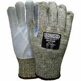 RONCO PrimaCut 7G Gloves - X-Large - Snag, Abrasion, Cut Protection - Leather Coating - X-Large Size - Fiber, Stainless Steel - Gray - Durable, Comfortable, Abrasion Resistant, Snag Resistant, Rugged, Reinforced Palm, Puncture Resistant - For Metal Handling, Heavy/Sharp Object Handling, Industrial, Metal Fabrication, Construction, Automotive, Mining, Glass Handling, Oil Handling - 6 / Pack
