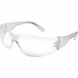 RONCO NOVA Safety Glasses - Recommended for: Automotive, Construction, Demolition, Renovation, Housekeeping, Inspection, Quality Control, Maintenance, Painting, Waste Management, Agriculture, ... - One Size - Ultraviolet, Impact, Eye, Fog Protection - Polycarbonate - Clear Lens - Lightweight, Scratch Resistant, Comfortable, Nose Bridge, UV Resistant, Anti-fog - 12 / Box