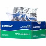 Ralston Aluminum Foil Sheets - 9" (228.60 mm) Width x 10.75" (273.05 mm) Length - Grease Proof, Water Resistant, Non-absorbent - Aluminum Foil - Silver - 500 / Pack