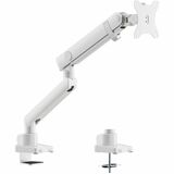 Amer Mounts HYDRA1B-W (V2) Mounting Arm for Monitor, Flat Panel Display, Curved Screen Display - White - Height Adjustable - 1 Display(s) Supported - 40" Screen Support - 26.46 lb (12000 g) Load Capacity - 100 x 100, 75 x 75 - VESA Mount Compatible - Aluminum, Plastic, Steel