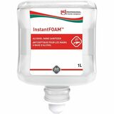 SC Johnson InstantFOAM Hand Sanitizer - 1 L - Cartridge Dispenser - Bacteria Remover, Fungi Remover, Virus Remover - Hand, Office, Restroom, School, Cruise Ship, Building Service Contractor, Office & Commercial Facilities, Retail, Industrial, Automotive, Hospitality, ... - Moisturizing - Fragrance-free, Dye-free, Hypoallergenic - 6 / Box