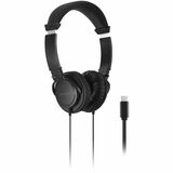 Kensington Classic EQ USB-C Headphone - Stereo - USB Type C - Wired - On-ear, Over-the-head - Binaural - Circumaural - 5.9 ft (1.80 m) Cable
