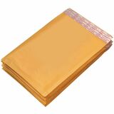 Crownhill #0 Bubble/Shipping Mailer with Self Adhesive Closure - Kraft - 7" x 9 5/8" - 25 / Carton