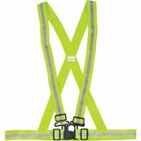 Zenith Safety Products Safety Harness - Large (L) - Silver, Lime, Yellow - 1 Each