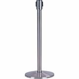 Zenith Safety Products Receiver Post - Stainless Steel Post - 35" (889 mm) Height - Floor Standing - 1 Each