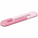 Kensington Duo Gel Wrist Rest - 0.87" (22 mm) Height x 17.72" (450 mm) Width x 3.66" (93 mm) Depth - Pink - Polyurethane - Keyboard - Retail - 1