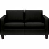 Offices To Go Suburb Sofa Series Two Seat LuxPlus fabric Black