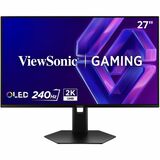 ViewSonic VX2738-2K-OLED 27" Class WQHD OLED Monitor - 16:9 - 26.7" Viewable - Quantum Dot OLED - 2560 x 1440 - 1.07 Billion Colors - FreeSync Premium/G-sync Compatible - 200 cd/m� - 0.03 ms - 240 Hz Refresh Rate - Speakers - Swivel, Height, Pivot, Tilt - HDMI - DisplayPort - VESA Mount Compatible