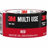 3M Red Duct Tape 3920-RD, 1.88 in x 20 yd (48 mm x 18,2 m) - 19.9 yd (18.2 m) Length x 1.89" (48 mm) Width x 7.09 mil (0.18 mm) Thickness - Red - Polyethylene Backing - Rubber Adhesive - Water Resistant - For Project, Repair, Labeling, Crafting, Automotive, Cord, Patching, Reinforcing, Bundling, Multi Surface, Indoor, ... - 1 Each