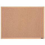 Quartet Cork Board, Maple Frame, 23" x 35" - 23" (584.20 mm) Board Height x 35" (889 mm) Board Width - Cork Surface - Self-healing, Crumble Resistance - Maple Wood Frame - 1 Each