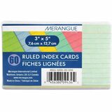 Merangue Index Cards - Ruled - 60 / Pack