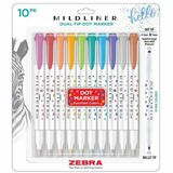 Zebra Mildliner Dual-Tip Dot Marker