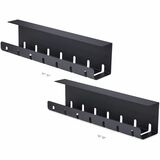 StarTech 2-Pack Under Desk Cable Management Tray, 42