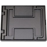 Middle Atlantic FPCTBK Faceplates & Mounting Boxes Wiremold Fpct - Floorport Series Cutout Cover Assembly - Black - Die-cast Aluminum (fpctbk) 786776152197