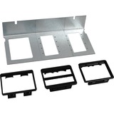 Wiremold AC Series Internal Audio/Video Plate - Gray (C10105P-MAAP-6A)