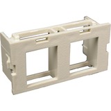 Wiremold CM 2A Unloaded Single Amp Netconnect Module - 2 x Socket(s) - White (CM2-U2AMP-WH)