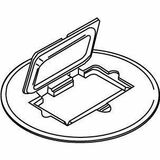 Middle Atlantic 895GFICAL Faceplates & Mounting Boxes Wiremold Rachet-pro Series Aluminum Gfi Receptacle Cover Plate - Brushed Aluminum - Polyvinyl Chlori 786564032526