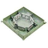 Wiremold Resource RFBE Series Six Gang On-Grade Floor Box - 3.3