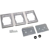 Wiremold Omnibox Series Kit - Brushed Aluminum, Aluminum (838TAL-880M3)