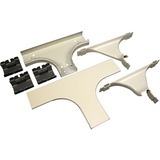 Middle Atlantic 2415DFO-FW Cable Management Wiremold 2400d Radiused Divided Tee Fitting - Tee Fitting - Fog White (2415dfo-fw) 2415dfofw 786776132328