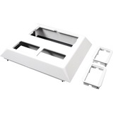 Wiremold 5007C-2ABBK Faceplate - 2-gang - Black