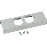 Wiremold AL2400 Duplex Receptacle Cover Plate - Aluminum (AL2446P-D)