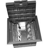 Middle Atlantic AC8840 Faceplates & Mounting Boxes Wiremold Ac8840 Series Raised Floor Box - 12 X Total Number Of Socket(s) - Gray - Die-cast Zinc 786564521389