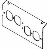 Wiremold AC Series Power Plate - Gray - Die-cast Zinc - 1 (P8104-2DP)