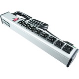 Wiremold Plug-In Outlet Center 8-Outlet Power Strip - NEMA 5-15P - 8 x NEMA 5-15R - 15 ft Cord - 15...