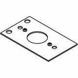 Wiremold CRFB Series Center 1.39 (35mm) Device Plate - for Commercial (CRFB-SR1-4)