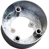 Wiremold Source I Mounting Box - Gray - Anodized Aluminum, Die-cast Zinc, Steel (437-31/8)