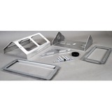 Wiremold Multiplex Dual-Service Fitting - White - Metal, Plastic - 1 (MP8)