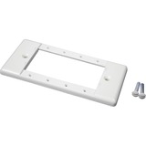 Wiremold 5500 Extron MAAP Faceplate Fitting - 1-gang - Light Gray (5507MAAP-GY)